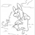 בולט ומיטנס משחקים עם מקל עץ