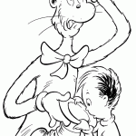 דף צביעה חתול תעלול 4