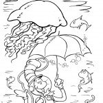 חתול תעלול צולל בים - עם מטרייה