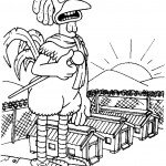 דף צביעה מרד התרנגולים 19 דף צביעה מרד התרנגולים 19