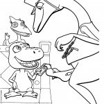 דף צביעה רכבת הדינוזאורים 64