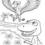 דף צביעה רכבת הדינוזאורים 60