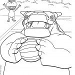 דף צביעה רכבת הדינוזאורים 57