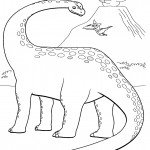 דף צביעה רכבת הדינוזאורים 55