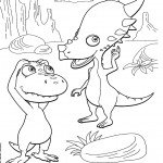 דף צביעה רכבת הדינוזאורים 50