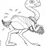 דף צביעה רכבת הדינוזאורים 45