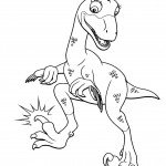 דף צביעה רכבת הדינוזאורים 44