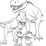 דף צביעה רכבת הדינוזאורים 41