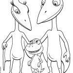 דף צביעה רכבת הדינוזאורים 40