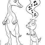 דף צביעה רכבת הדינוזאורים 38