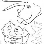 דף צביעה רכבת הדינוזאורים 35