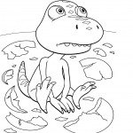 דף צביעה רכבת הדינוזאורים 34