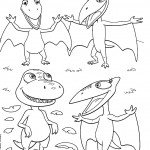 דף צביעה רכבת הדינוזאורים 33