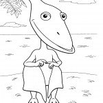 דף צביעה רכבת הדינוזאורים 32