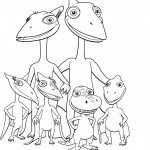 דף צביעה רכבת הדינוזאורים 31