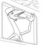 דף צביעה רכבת הדינוזאורים 28