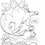 דף צביעה רכבת הדינוזאורים 26