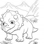 דף צביעה רכבת הדינוזאורים 25