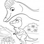 דף צביעה רכבת הדינוזאורים 21