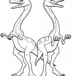 דף צביעה רכבת הדינוזאורים 5