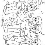 דף צביעה רגשות - כעס ועצב