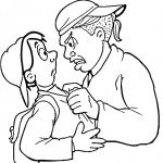 דף צביעה רגשות - כעס