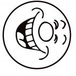 דף צביעה רגשות - שמחה