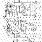 דף צביעה רגשות - בהלה