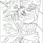 דף צביעה מכושפות 9