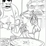 דף צביעה מכושפות 5