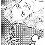 דף צביעה האנה מונטנה 14 דף צביעה האנה מונטנה 14