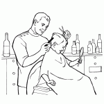 דף צביעה מקצועות - ספר 2 דף צביעה מקצועות - ספר 2