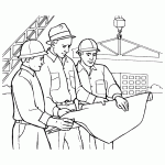 דף צביעה מקצועות - מהנדס בניין דף צביעה מקצועות - מהנדס בניין