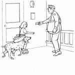 דף צביעה מקצועות - דוור 3 דף צביעה מקצועות - דוור 3