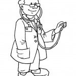 דף צביעה מקצועות - רופא 4 דף צביעה מקצועות - רופא 4