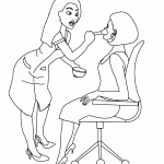 דף צביעה מקצועות - מאפרת דף צביעה מקצועות - מאפרת