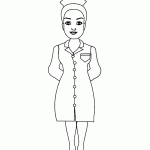 דף צביעה מקצועות - אחות 1 דף צביעה מקצועות - אחות 1