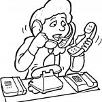 דף צביעה מקצועות - פקידה דף צביעה מקצועות - פקידה