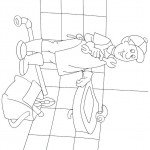 דף צביעה מקצועות - שרברב 3 דף צביעה מקצועות - שרברב 3