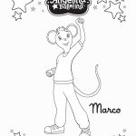 דף צביעה אנג'לינה בלרינה 8