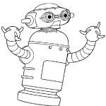 דף צביעה אסטרו בוי 6