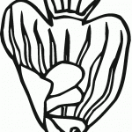 דף צביעה דג 2