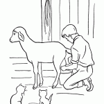 דף צביעה חליבת עז