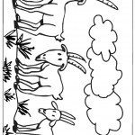 דף צביעה עזים במרעה