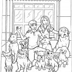 אנדי, ברוס והכלבים בפתח המלון