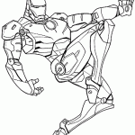 דף צביעה איירון מן 50