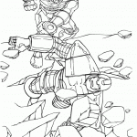 דף צביעה איירון מן 49