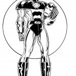 דף צביעה איירון מן 33