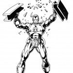 דף צביעה איירון מן 29