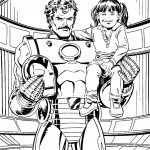 דף צביעה איירון מן 28